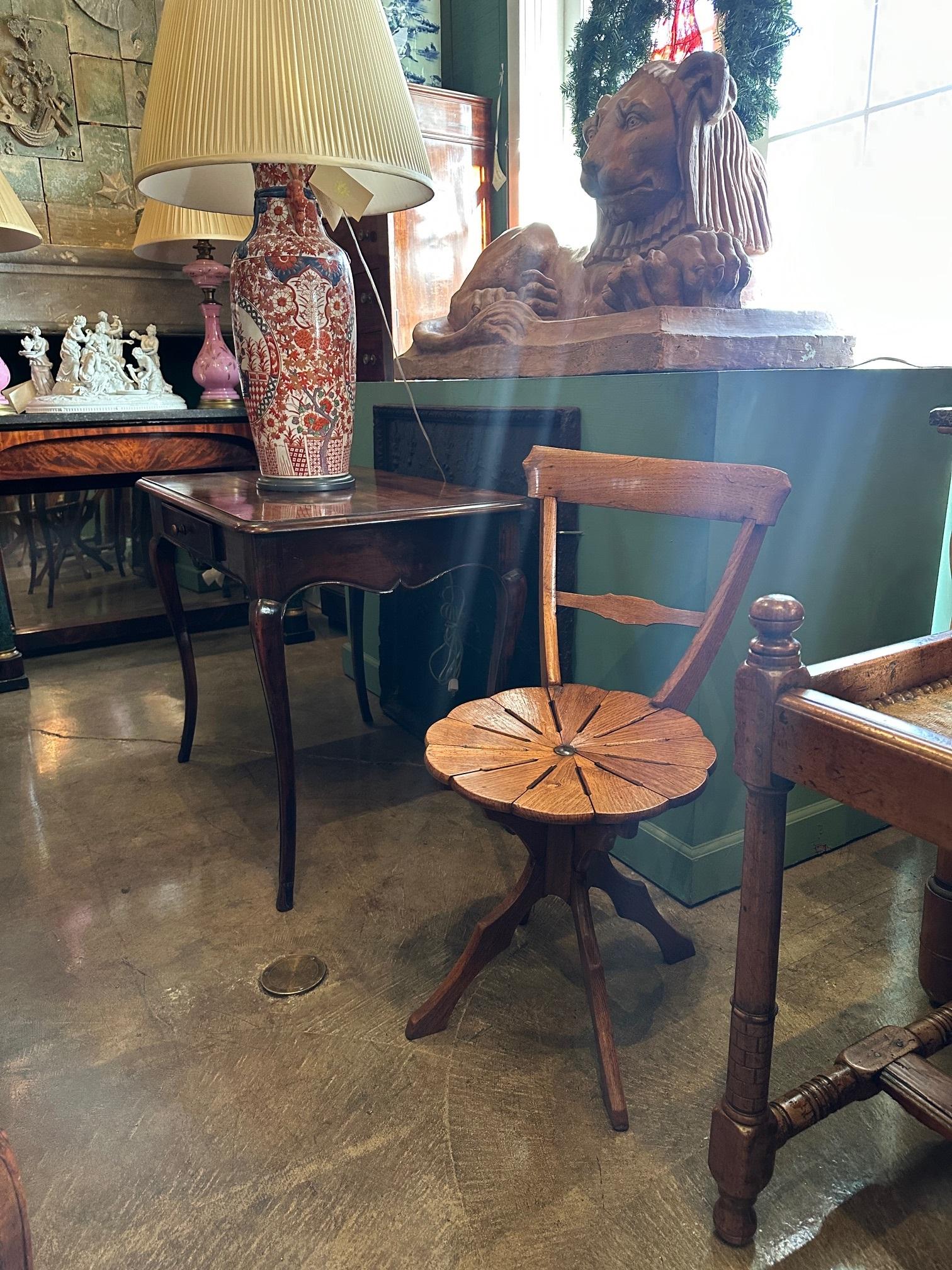 19th Century Garden Patio kitchen Chairs side hallway seats Los Angeles Antiques For Sale 1