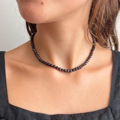 Antique 19th Century Garnet and Gold Necklace, Netherlands