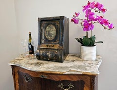 19th Century General Store Counter Tea Bin Dispenser