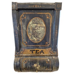 19th Century General Store Counter Tea Bin Dispenser 