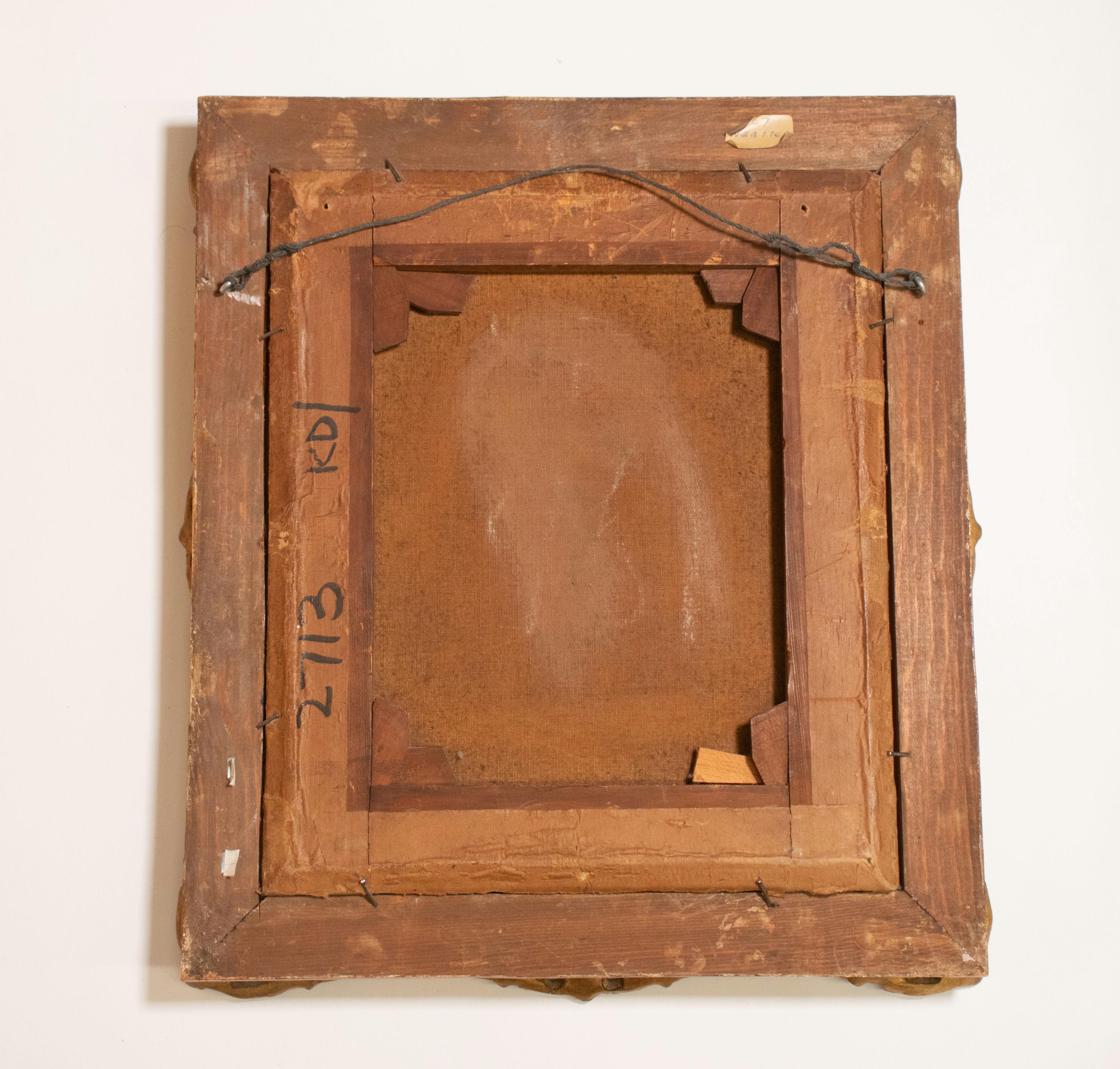 Huile sur toile du 19ème siècle attribuée à Thomas Webster en vente 1