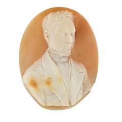 19th Century Gentilhomme Shell Cameo