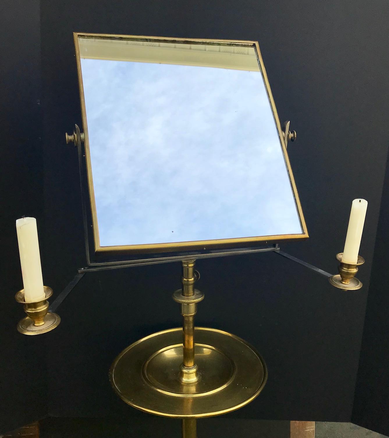 shaving stand with mirror