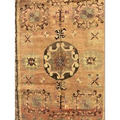 19th Century Geometric Design Samarkand Rug