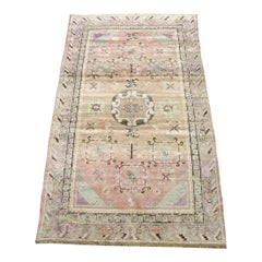 19th Century Geometric Design Samarkand Rug