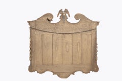19th Century George II Irish Walnut and Parcel Gilt Overmantel Mirror