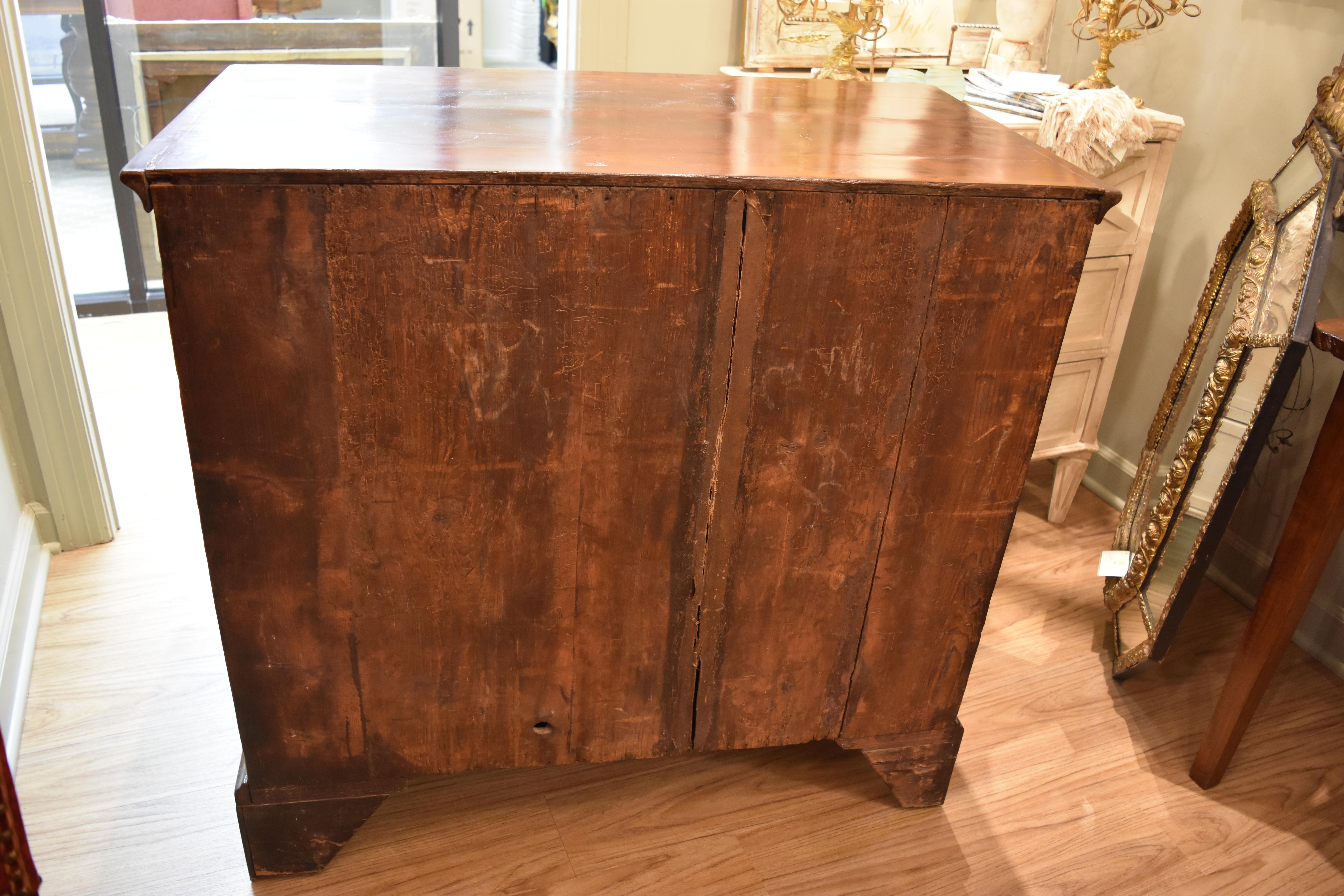 19th Century George II Walnut Chest or Commode 2