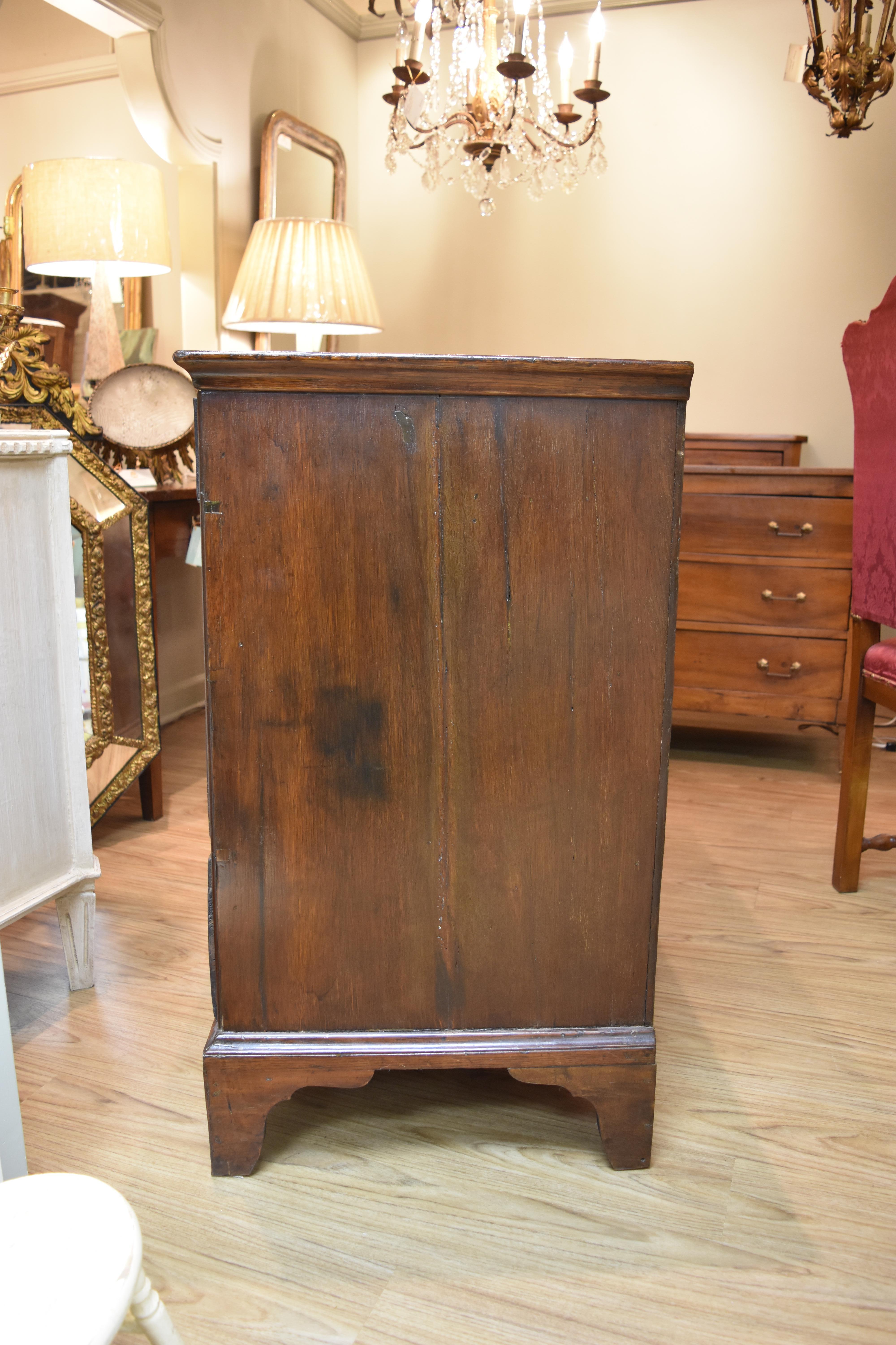 19th Century George II Walnut Chest or Commode 4