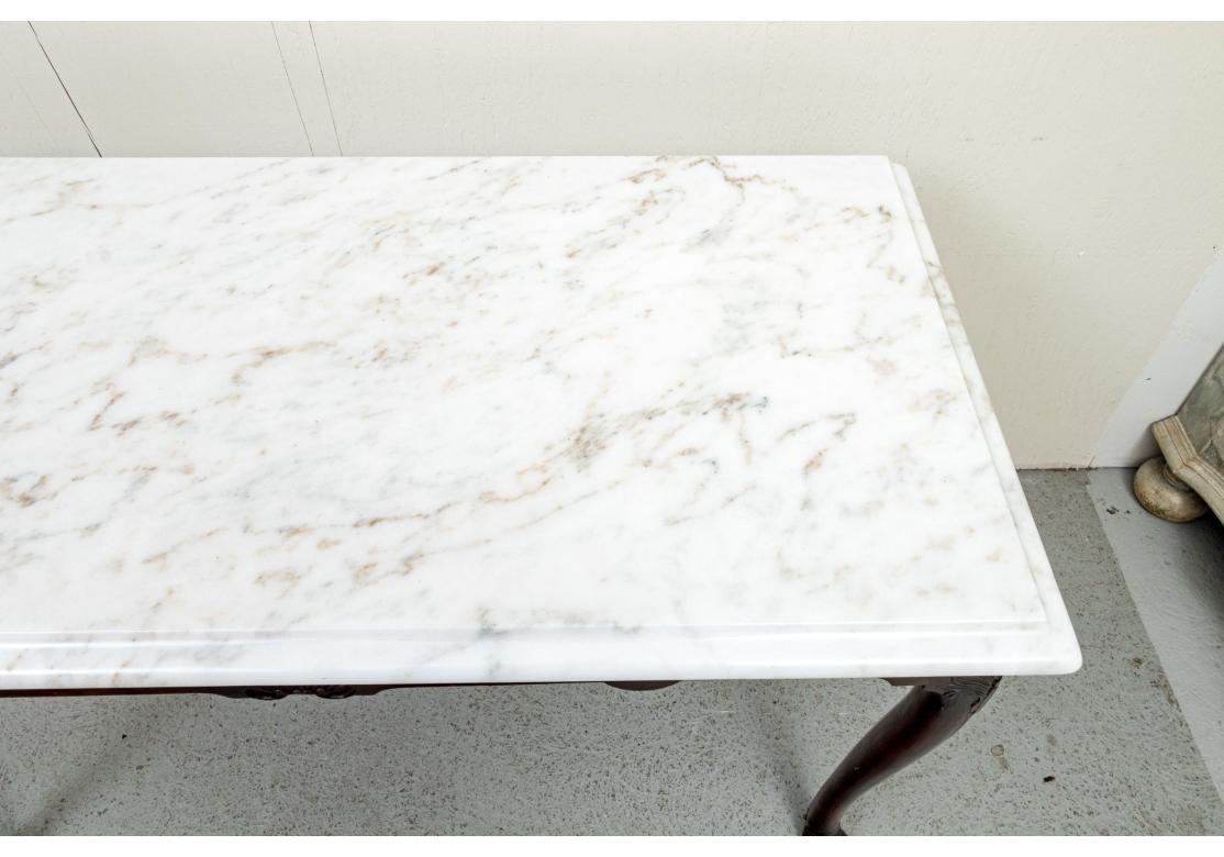 Table George II du 19ème siècle avec plateau en marbre en vente 2
