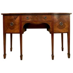 19th Century George III Antique Mahogany Bow Fronted Sideboard