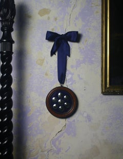 19th Century George III Blue Ground Sorcerers Mirror Curiosity