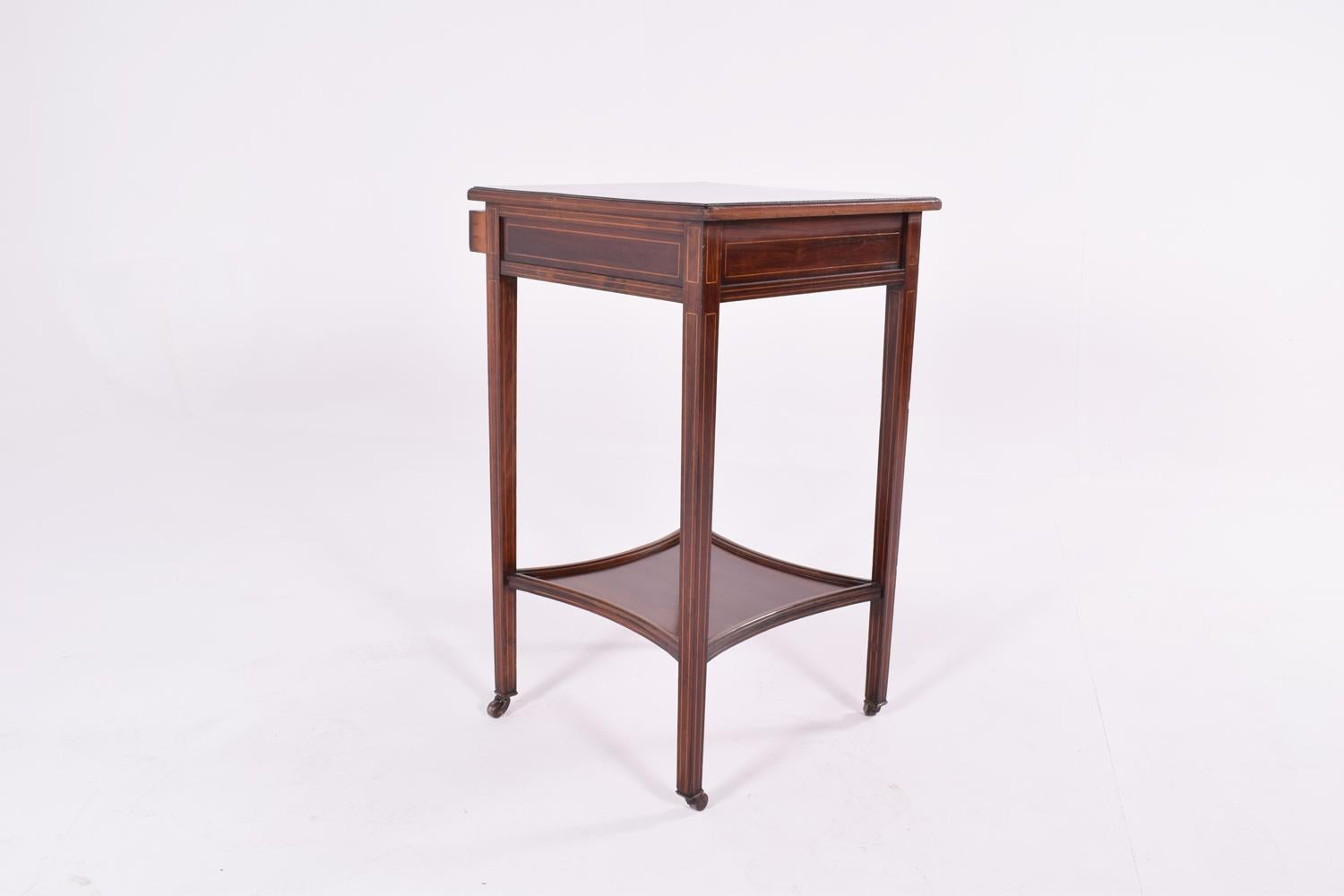 19th Century George III Inlaid Rosewood Side Table 6
