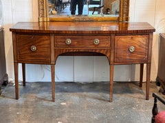 Buffet marqueté George III du XIXe siècle