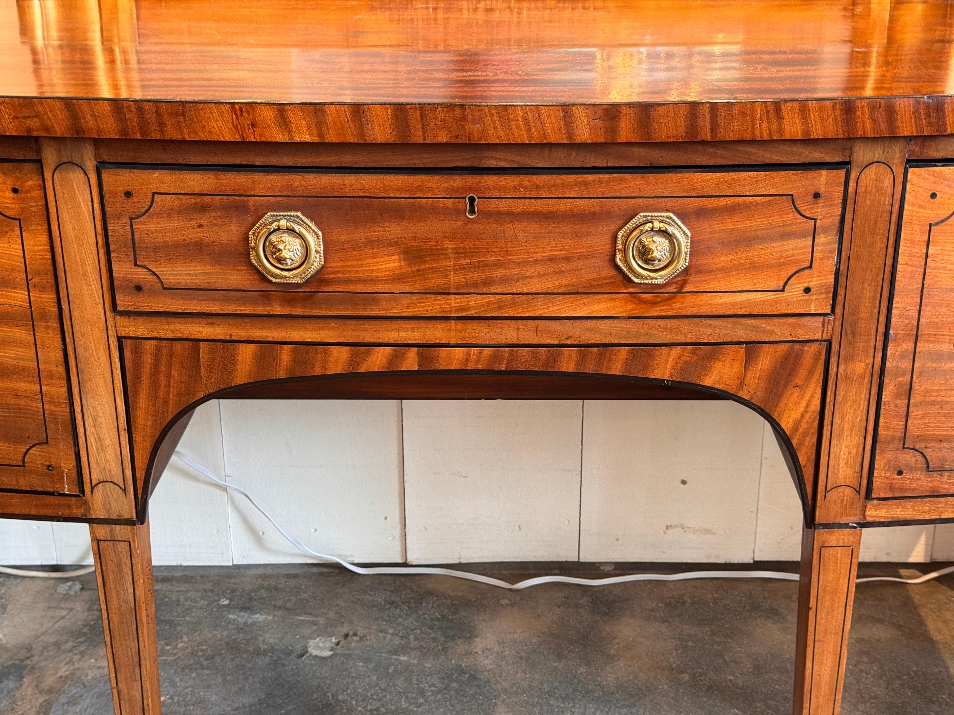 19th Century George III Inlaid Sideboard For Sale 1