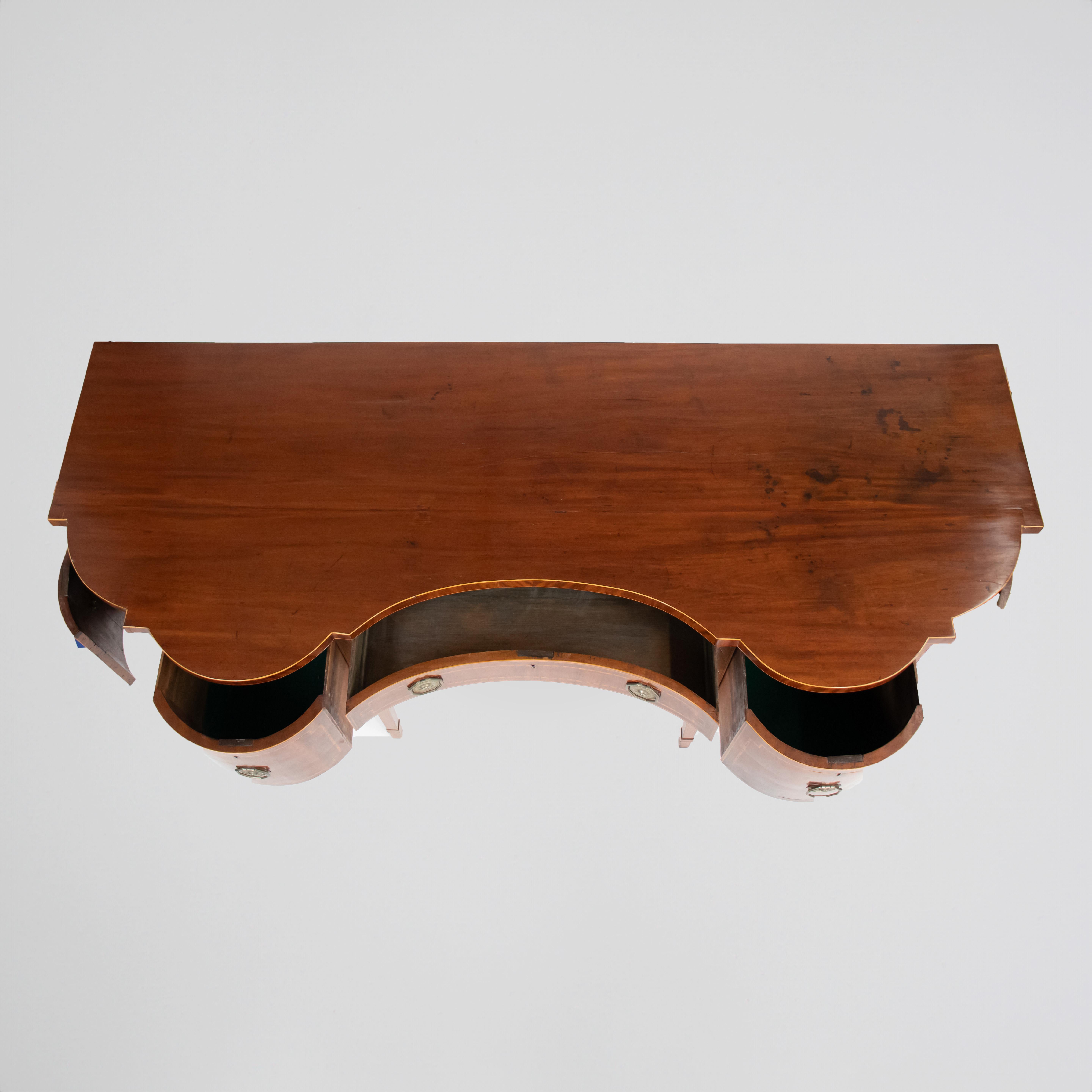 Hand-Crafted 19th Century George III Mahogany Sideboard
