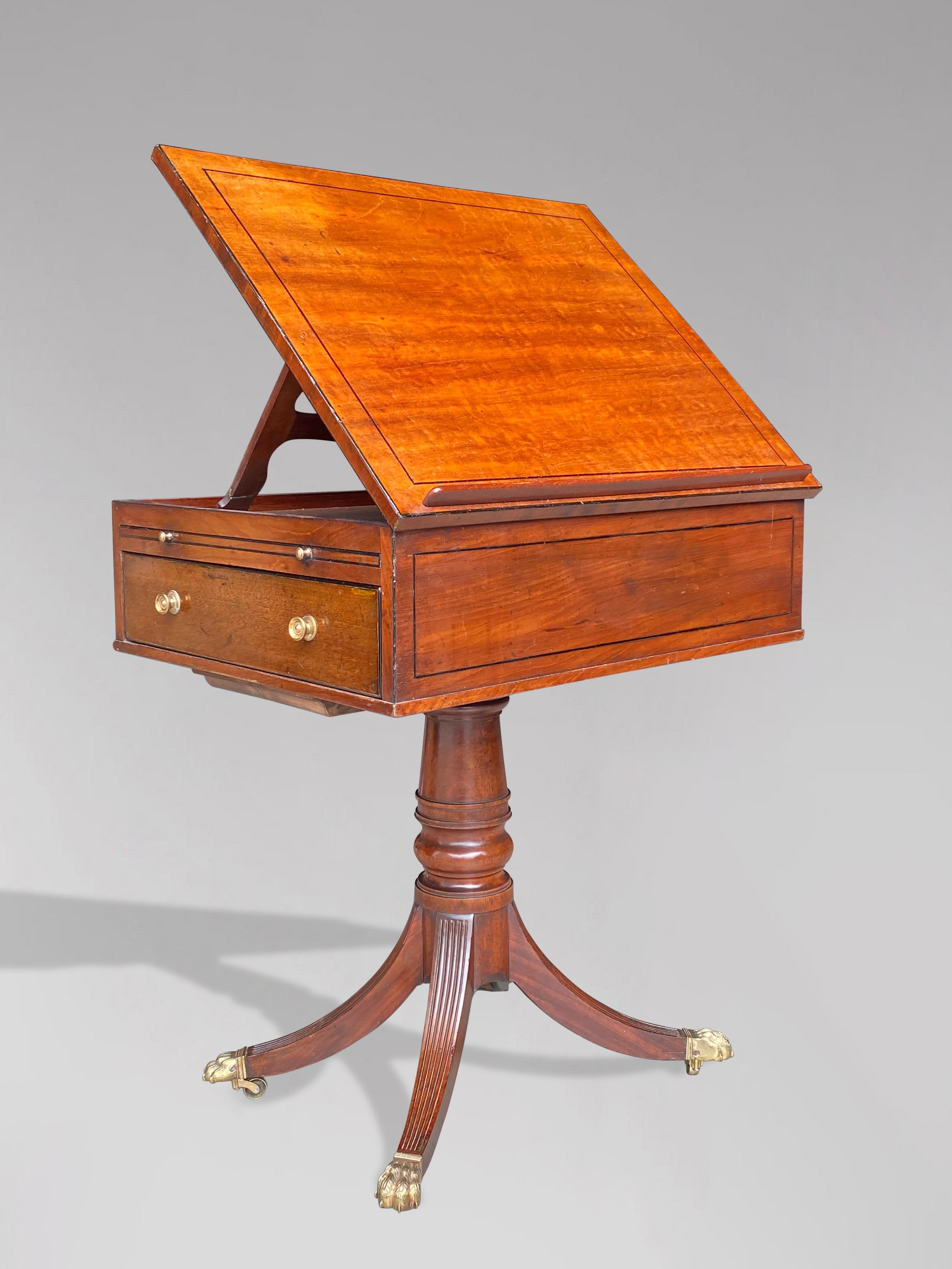 British 19th Century George III Period Reading Table For Sale