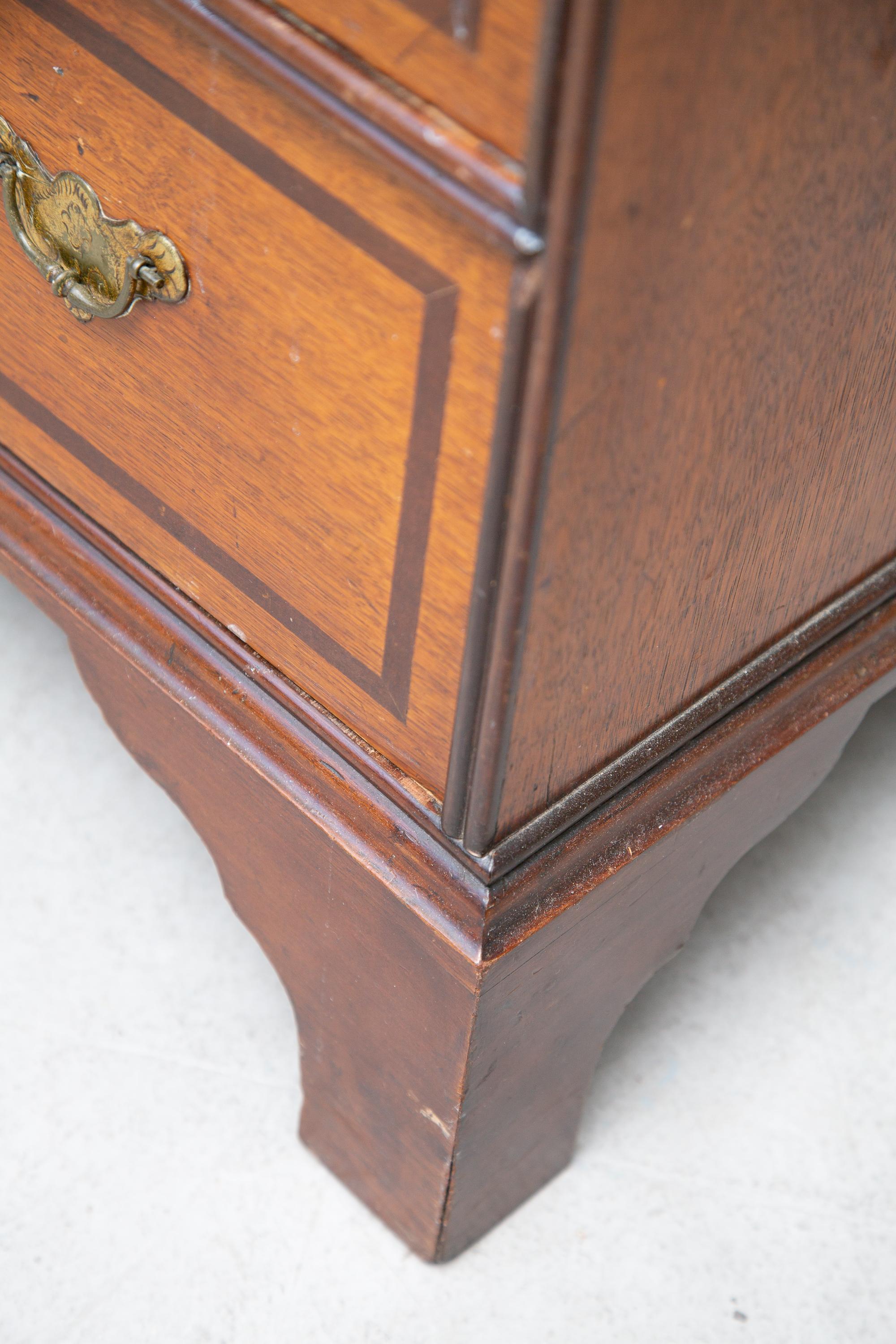 english oak chest of drawers