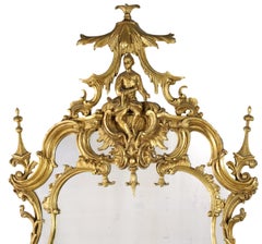 19th Century George III Style Giltwood Mirror