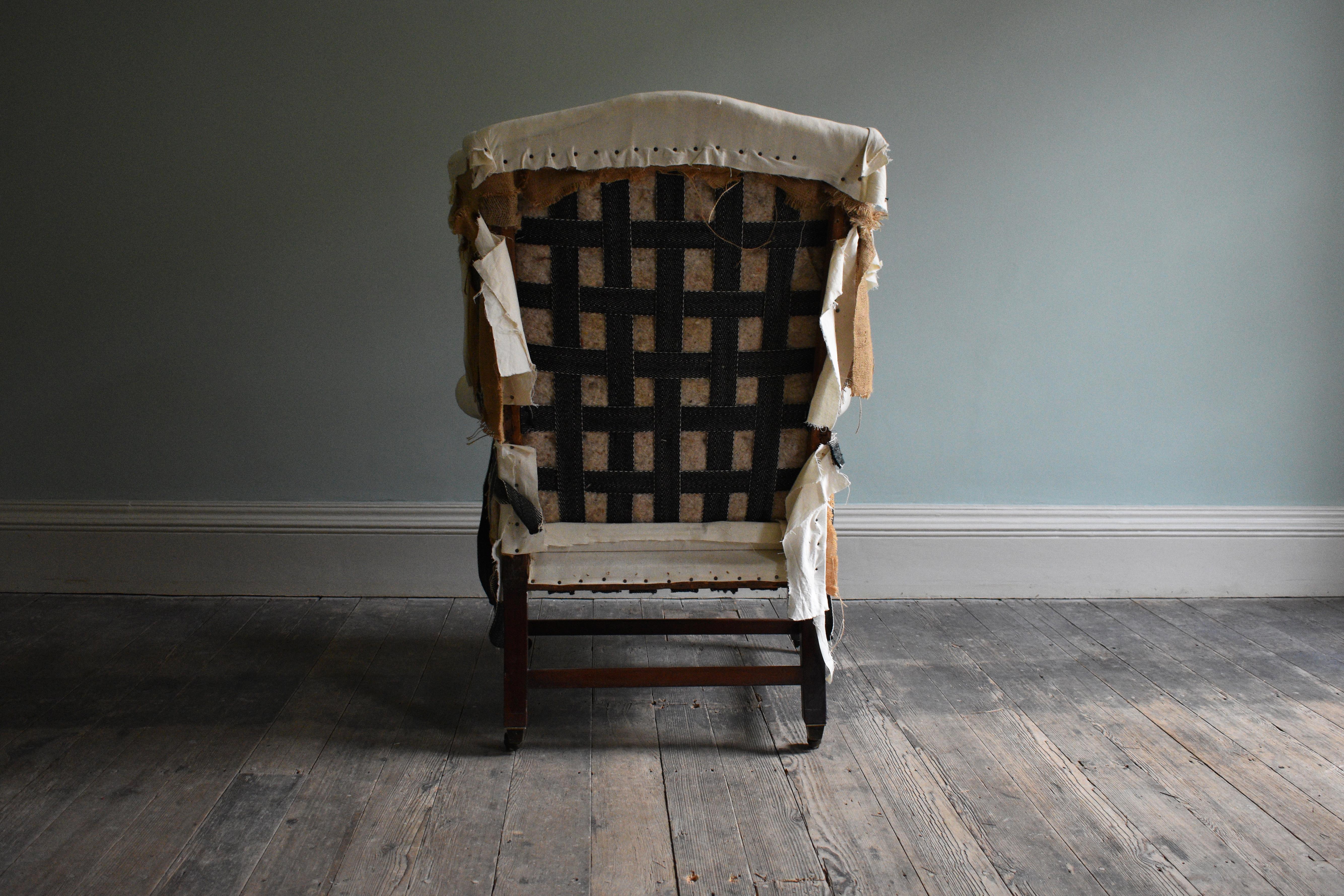 c.1780 George III Wingback Armchair In Good Condition In London, GB