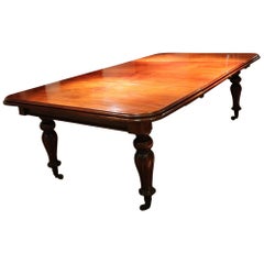 19th Century Georgian Antique Mahogany Dining Table