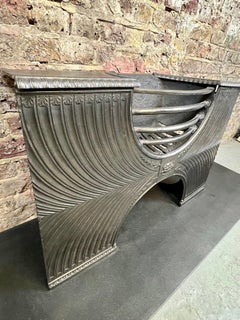 19th Century Georgian Cast Iron Hob Grate Fireplace