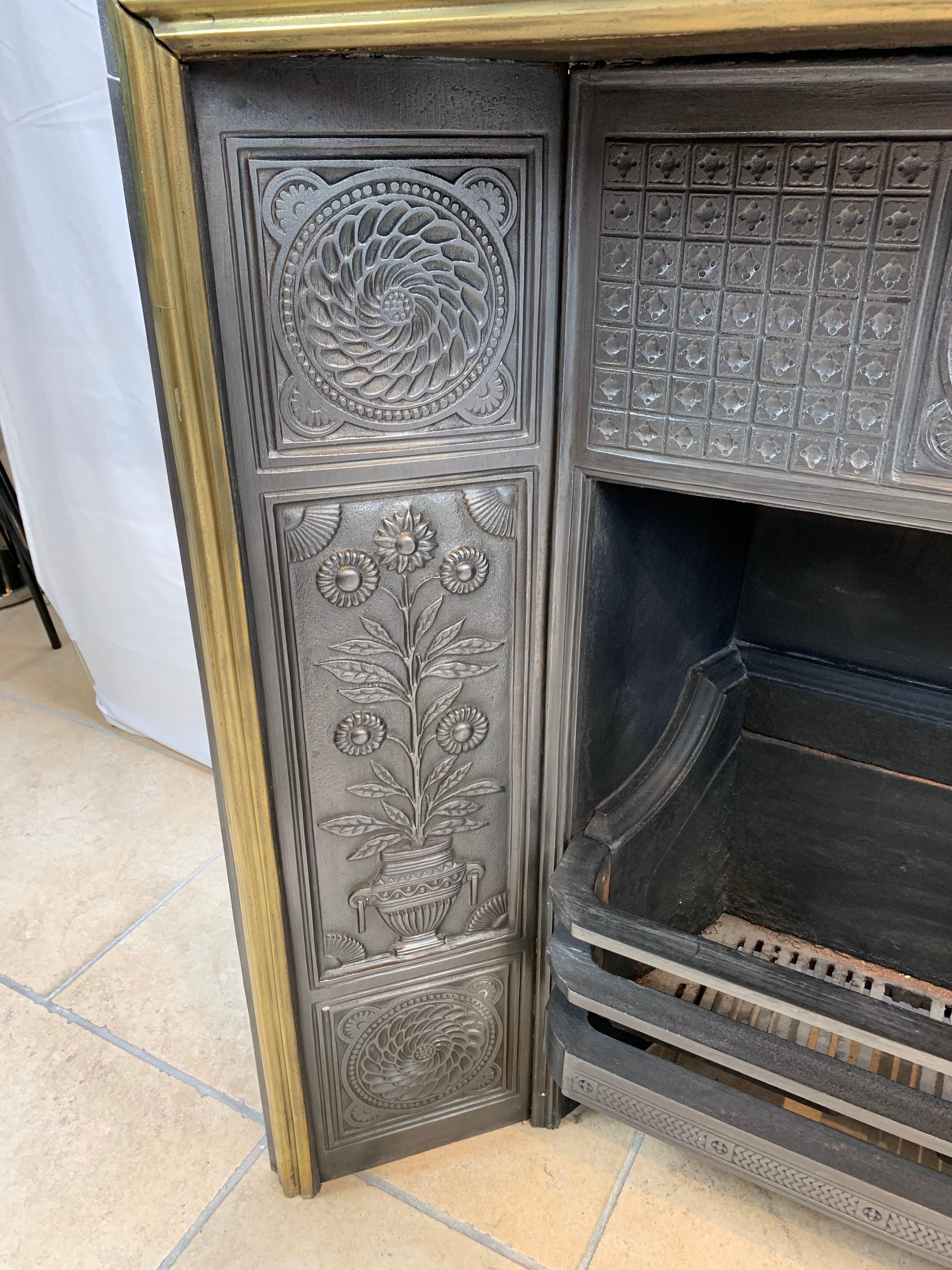 Blackened 19th Century Georgian Fireplace For Sale
