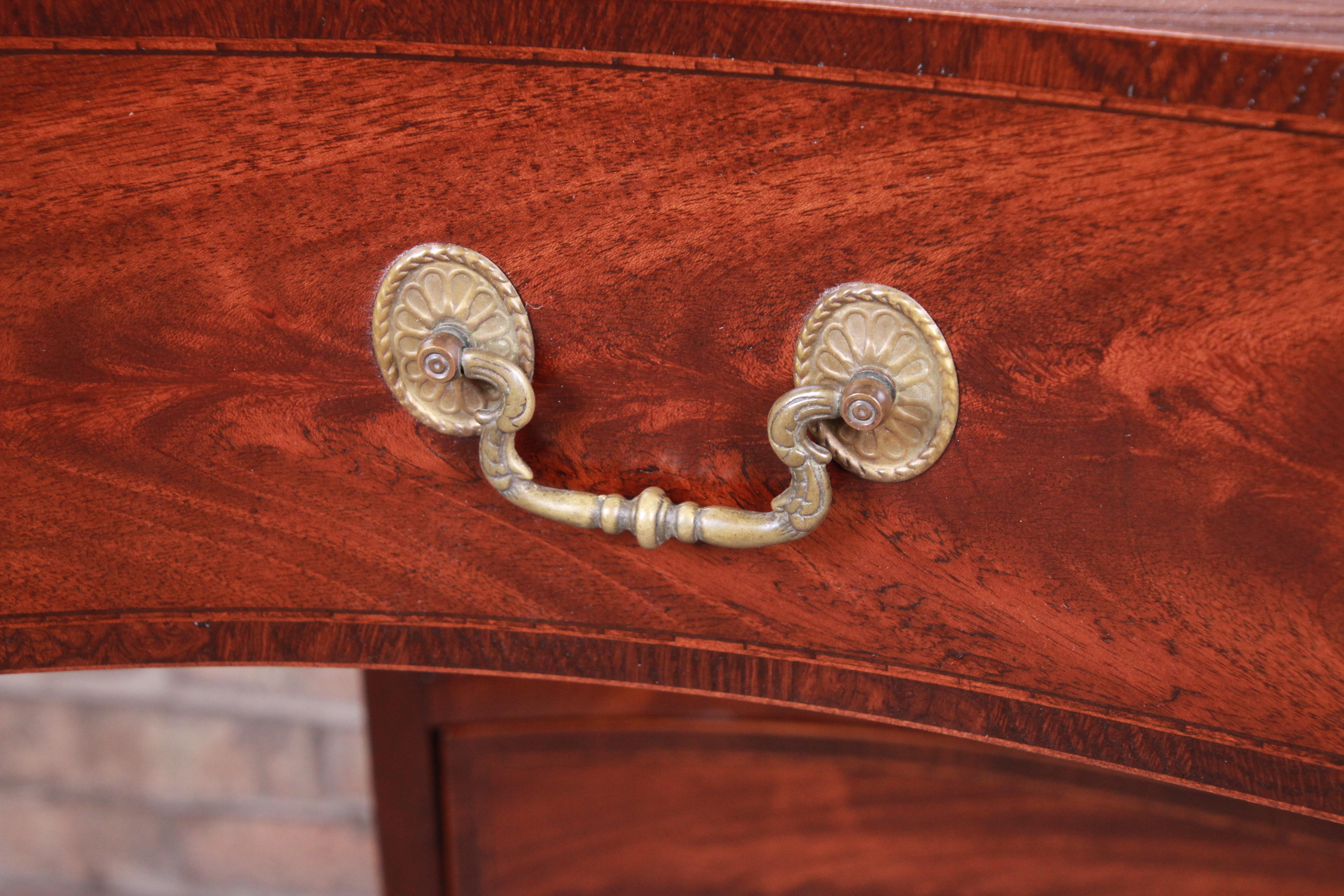 19th Century Georgian Flame Mahogany Bachelor Chest, Newly Restored 3