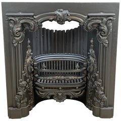Antique 19th Century Georgian Hob Grate Fireplace