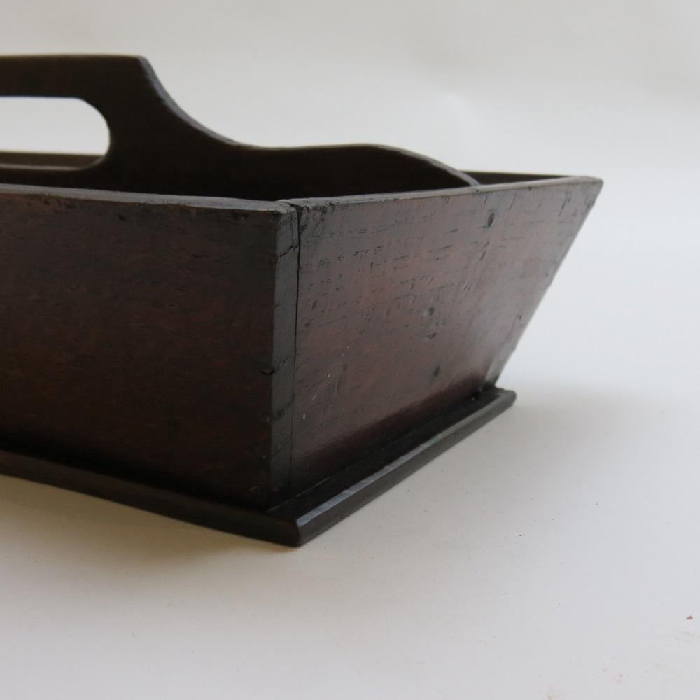 19th Century Georgian Mahogany Antique Cutlery Tray Caddy 1810 In Good Condition In Stow on the Wold, GB