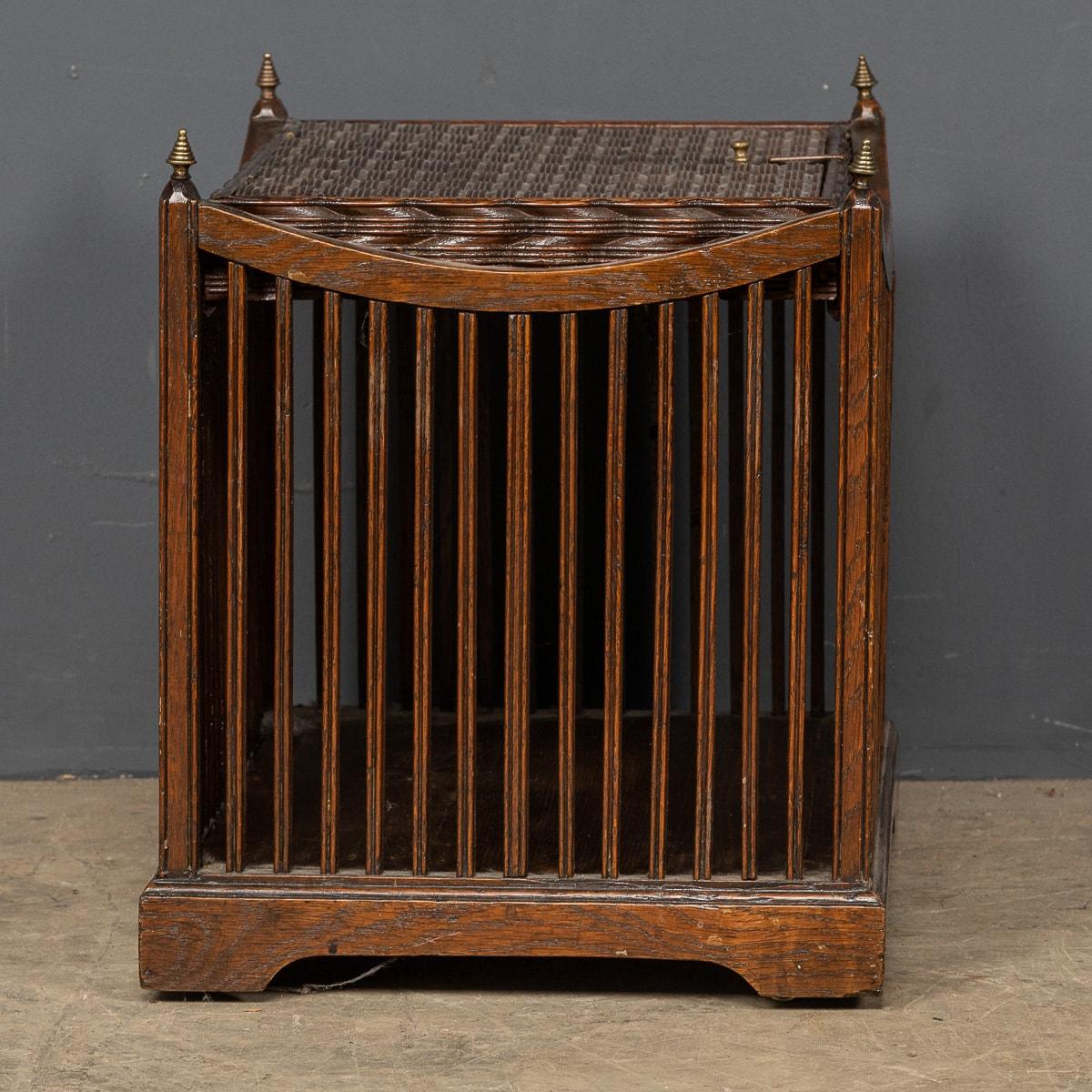 19th Century Georgian Mahogany Basket Used for Wool & Silks, circa 1820 For Sale 1