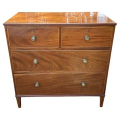 19th Century Georgian Mahogany Chest Of Drawers