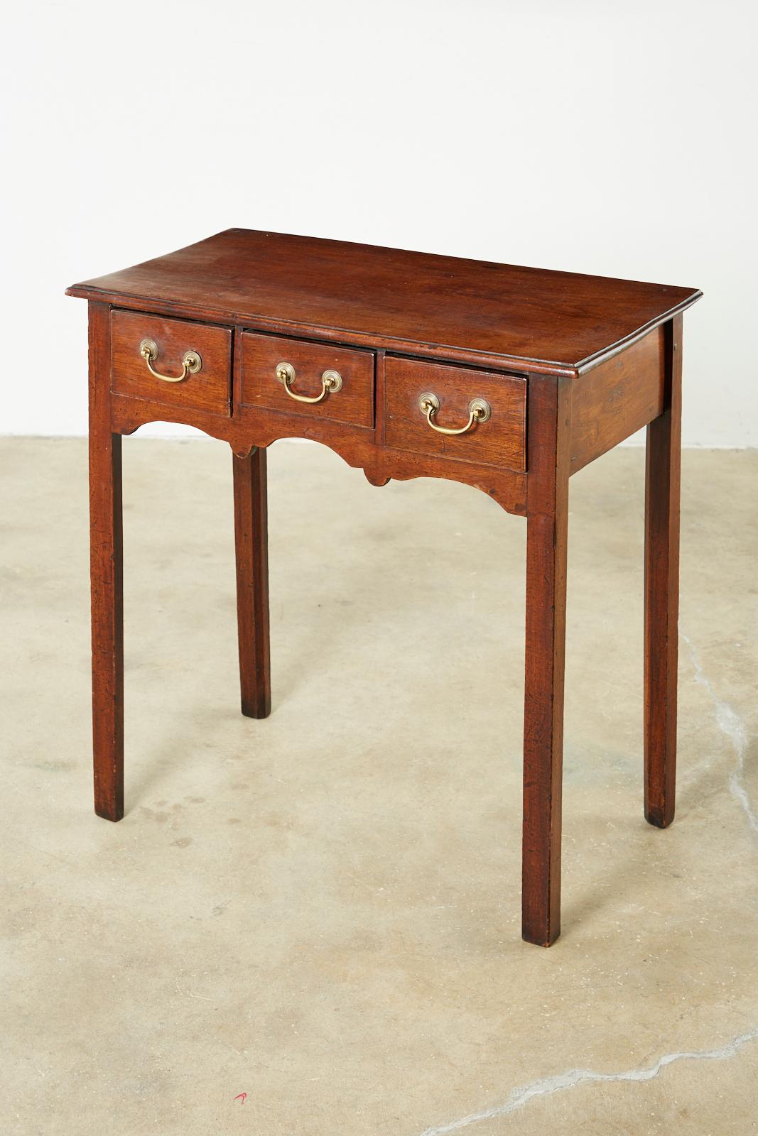 English 19th Century Georgian Mahogany Dressing Table or Work Table