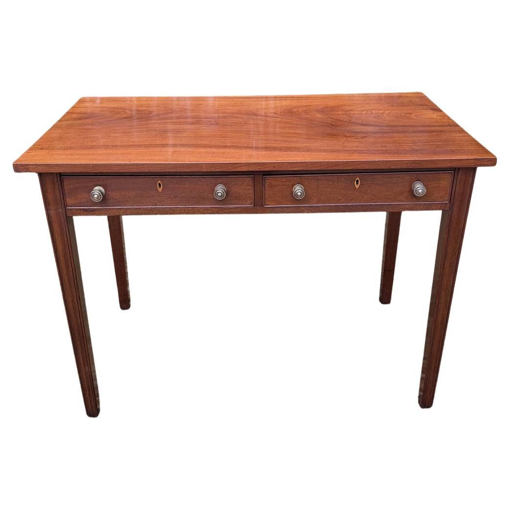 19th Century Georgian Mahogany Side Table For Sale