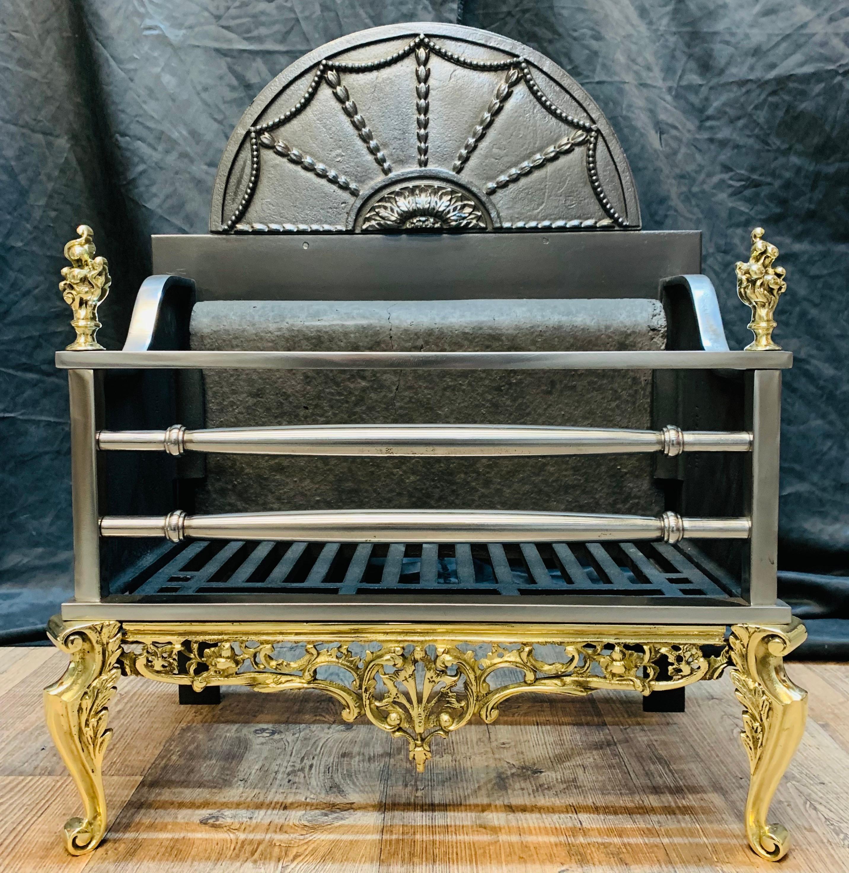 19th Century Georgian Manner Fire Grate Basket 8