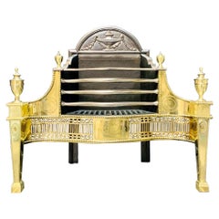 19th Century Georgian Manner Thomas Elsley Fire Basket