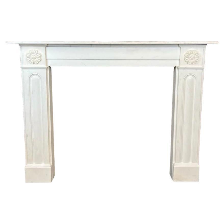 19th Century Georgian Marble Fireplace Mantlepiece  For Sale