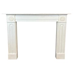 Antique 19th Century Georgian Marble Fireplace Mantlepiece 
