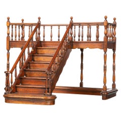 Used 19th Century Georgian Model of a Mahogany Stairway, c. 1840