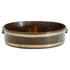 Antique 19th Century Georgian Oval Mahogany Wine Cooler