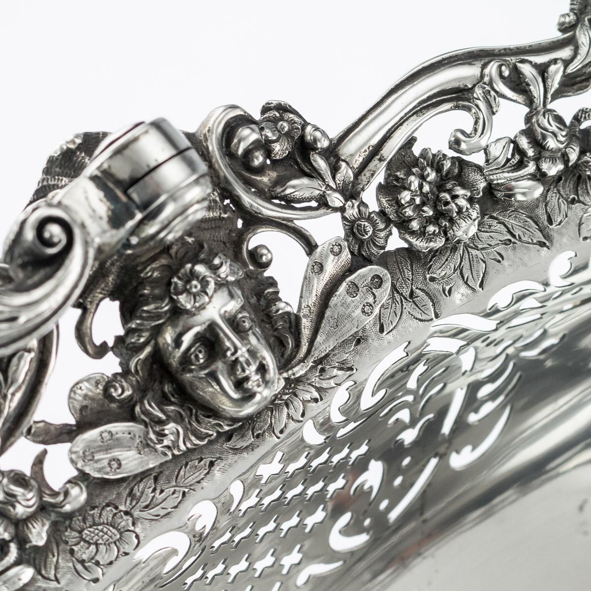 19th Century Georgian Silver Basket by Edward Farrell, London, circa 1822 8