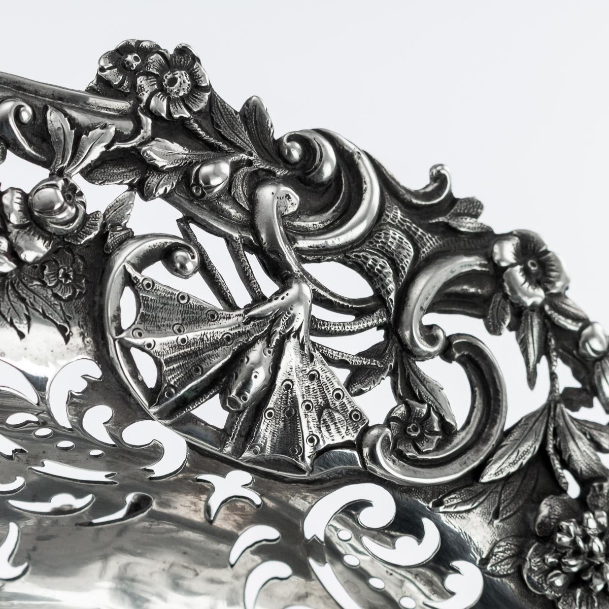 Georgianischer Silberkorb aus dem 19. Jahrhundert von Edward Farrell, London, um 1822 im Angebot 8