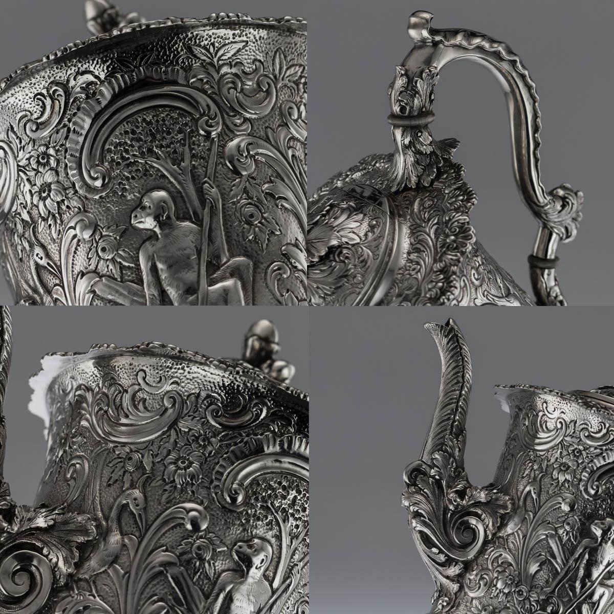 19th Century Georgian Silver Four-Piece Tea and Coffee Set, circa 1821-1893 2