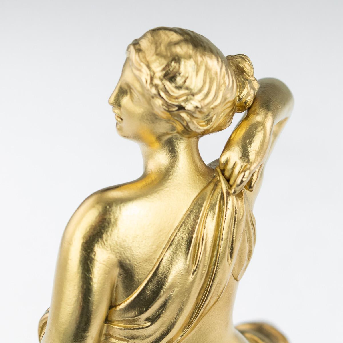 19th Century Georgian Silver-Gilt 'Birth Of Venus' Inkwell, John Bridge, c. 1824 7