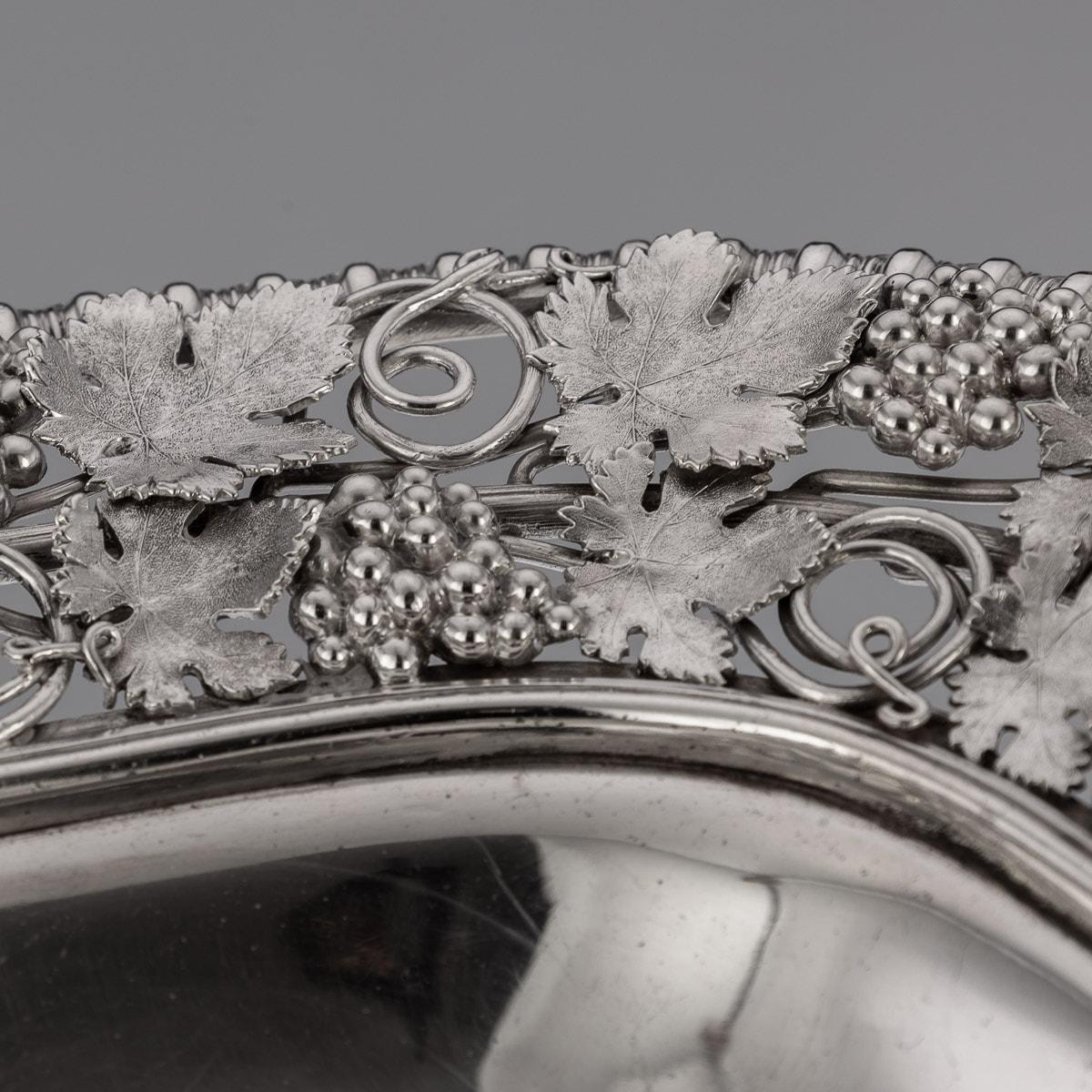 19th Century Georgian Solid Silver Basket, Benjamin Smith, London, c.1814 7