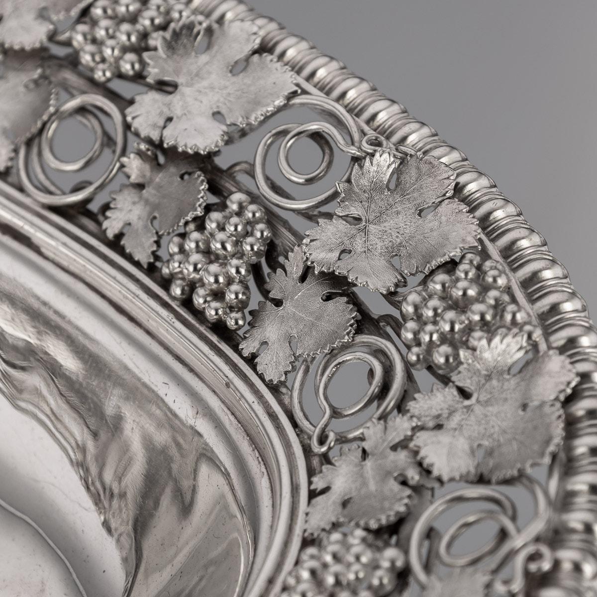 19th Century Georgian Solid Silver Basket, Benjamin Smith, London, c.1814 9