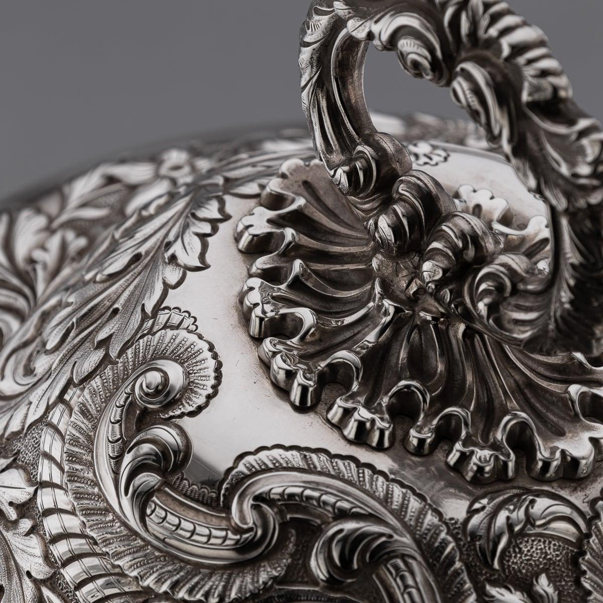 Magnifique soupière géorgienne en argent massif du XIXe siècle, Birmingham c.1827 en vente 4