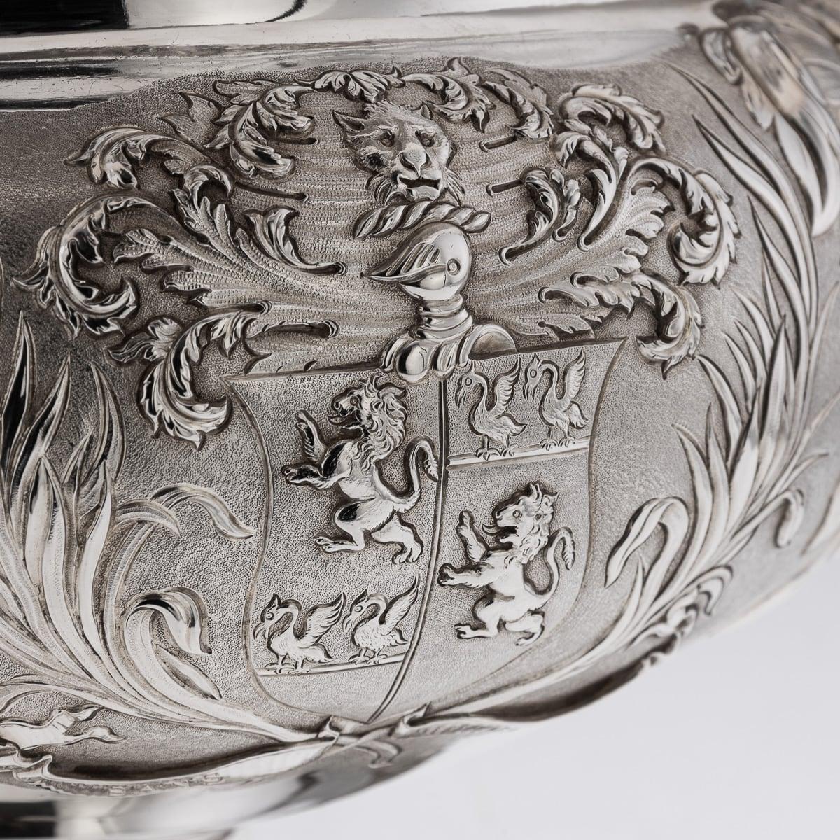 Magnifique soupière géorgienne en argent massif du XIXe siècle, Birmingham c.1827 en vente 11