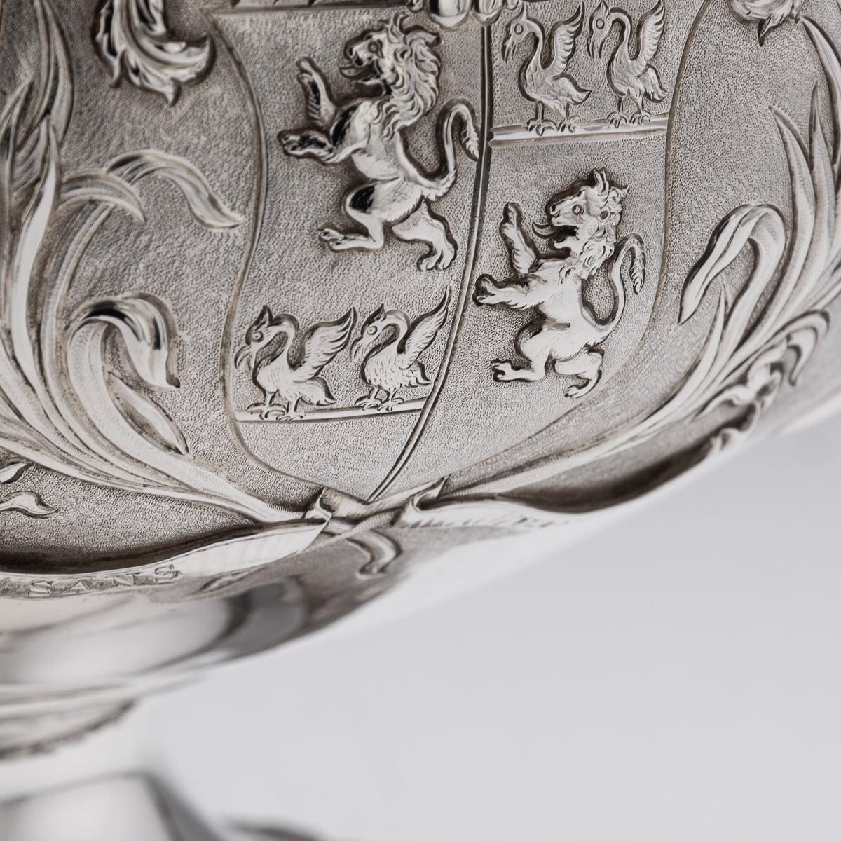 Magnifique soupière géorgienne en argent massif du XIXe siècle, Birmingham c.1827 en vente 13