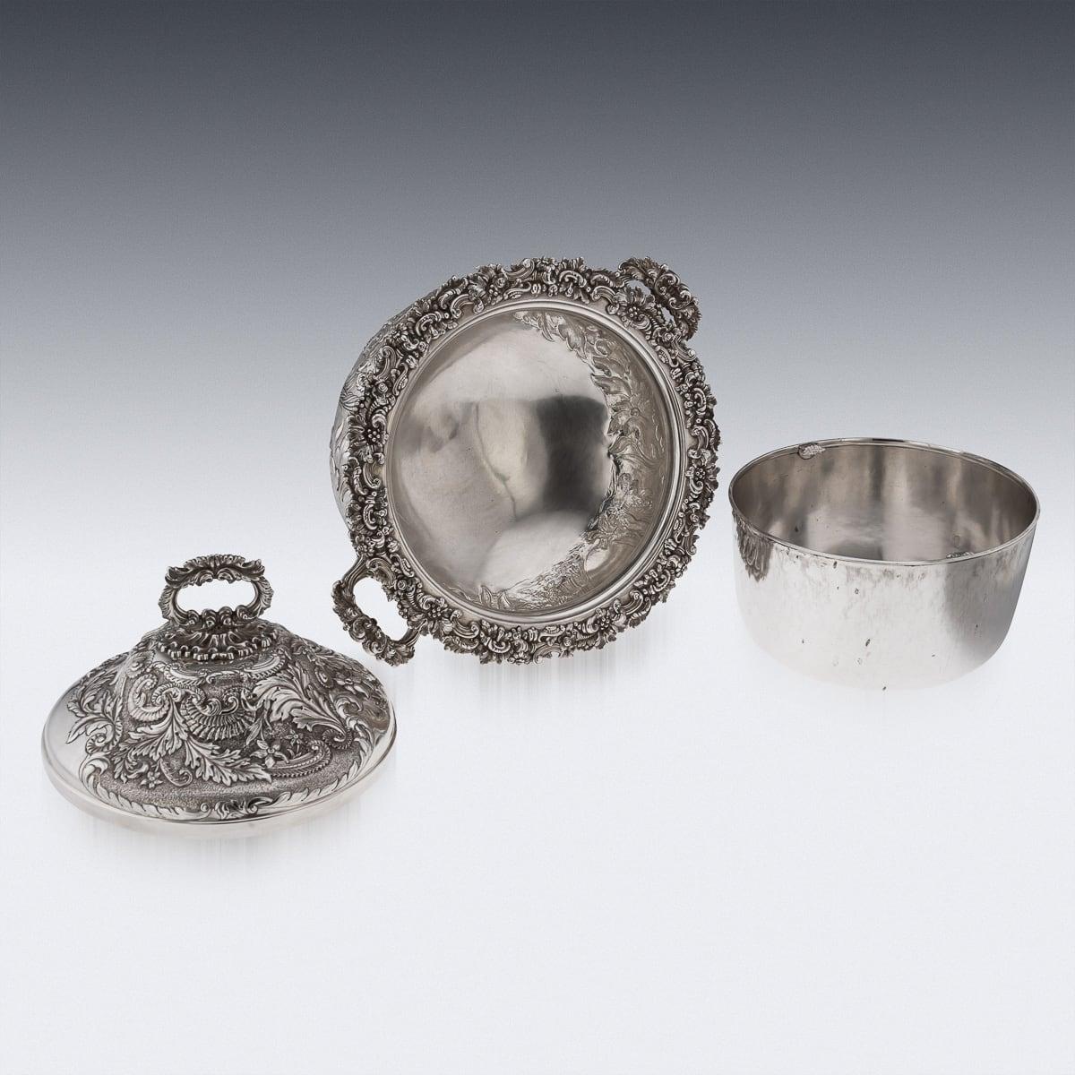Argent Magnifique soupière géorgienne en argent massif du XIXe siècle, Birmingham c.1827 en vente