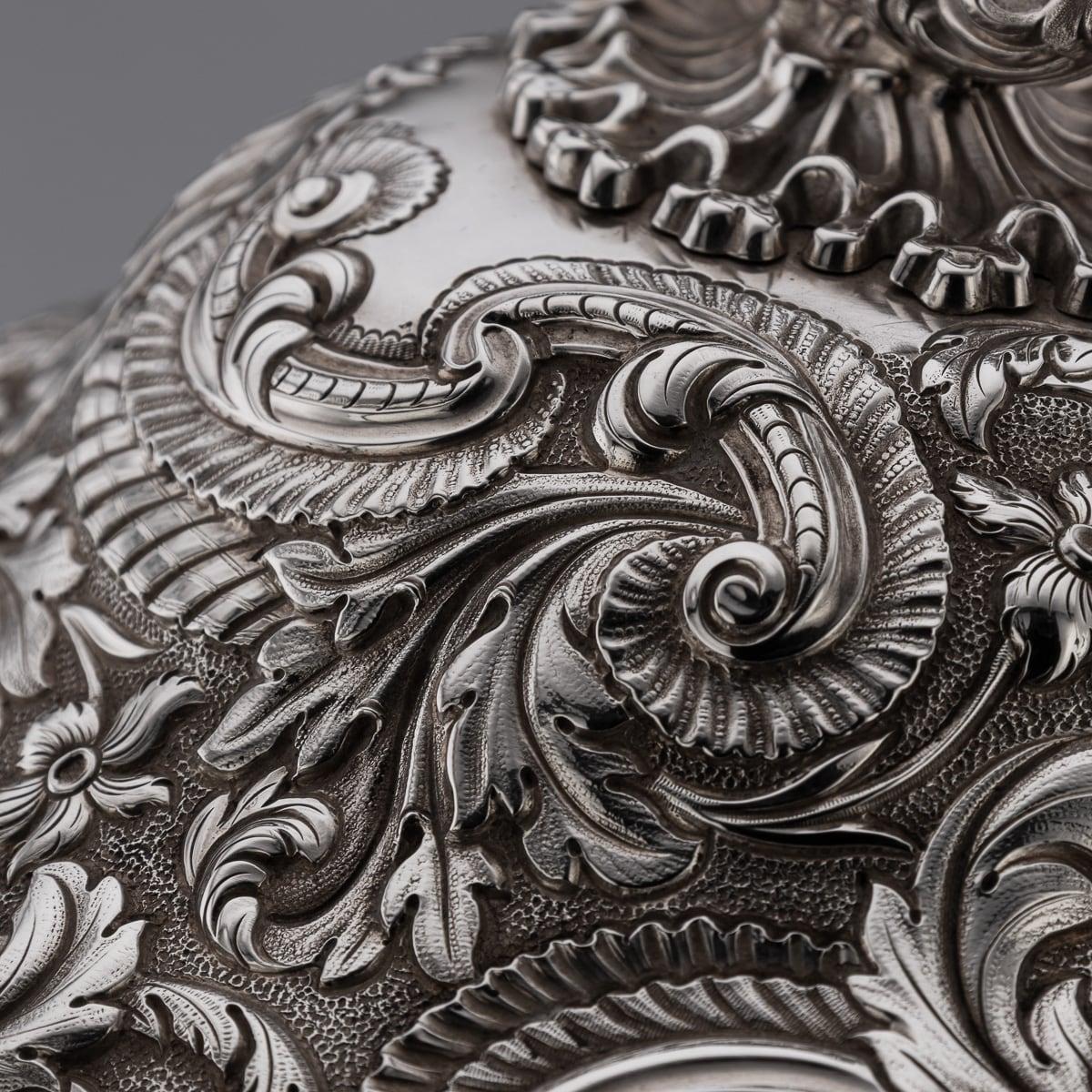 Magnifique soupière géorgienne en argent massif du XIXe siècle, Birmingham c.1827 en vente 3